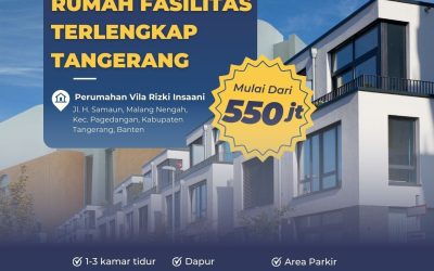 Jual Rumah Fasilitas Lengkap Tangerang