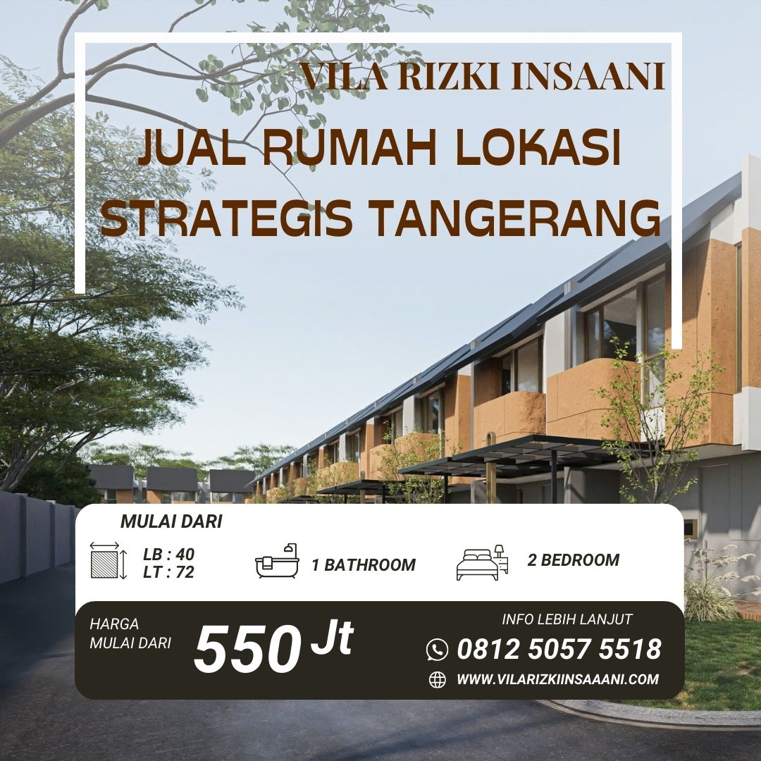 Jual Rumah Lokasi Strategis Tangerang
